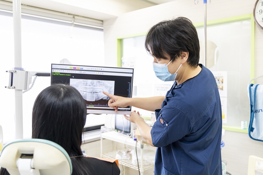 受付・問診票の記入